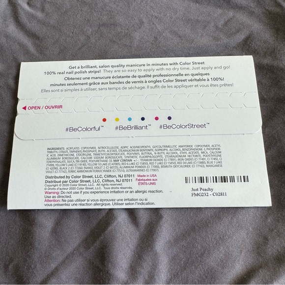 *Exclusive* Color Street: Just Peachy | Peach Pink Glitter Sparkle Pastel - Picture 4 of 10